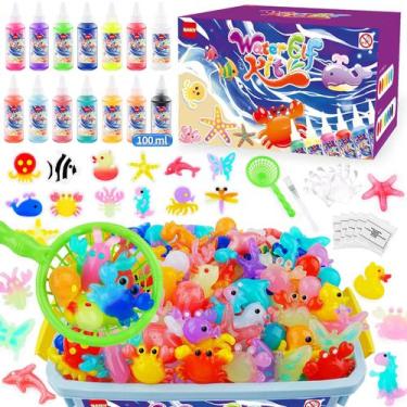 Imagem de Kit de brinquedos Magic Water Elf QANIY com 14 géis mágicos e 12 molde
