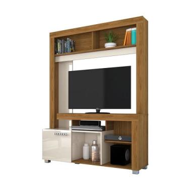 Imagem de Estante Verô para Sala de Estar TV 42 Polegadas Naturale/ Off White - 