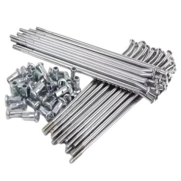 Imagem de Jogo Raio BIZ 100 / 125 Dianteiro E Traseiro Inox Par 3,5mm - IMPORTAD