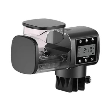 Imagem de Bothyi Alimentador automático para peixes, dispensador automático, alimentador automático para animais de estimação, tela LCD estável com temporizador para, 500ml