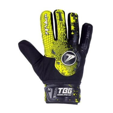 Imagem de Luva Goleiro Trainin Basic Junior Infantil Adolescente Poker, Amarelo,