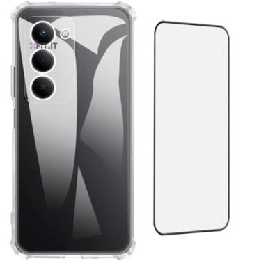 Imagem de FIT IT Capa Transparente Anti Impacto para Xiaomi Redmi 15, TPU com Bordas Reforçadas, Kit com Película Hidrogel 5D