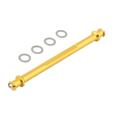 Imagem de Generic Suporte para pedal de motocicleta, suporte de alumínio resistente, haste de para pedal modificado faça você mesmo para bicicleta elétrica, Ouro