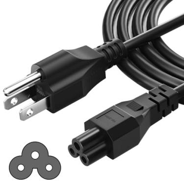 Imagem de CYD Cabo de alimentação para TV de 1,8 m, cabo de alimentação NEMA 5-15P para C5 Mickey Mous compatível com LG LCD LED Smart TV 32LB5600 32LN570B 42LN5400 55GA6400 65LB6190, pacote com 1