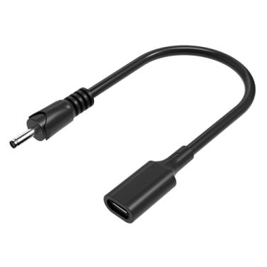 Imagem de Cabo adaptador USB C para CC de 3,5 mm x 1,35 mm, cabo adaptador USB C para DC, cabo de carregamento feito para câmera IP, câmera de vigilância CCTV, fita de LED, roteador DVR, impressora de faturas