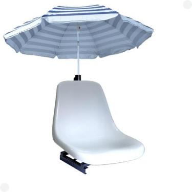 Imagem de Cadeira Anatômica Tipo Concha Com Suporte De Guarda Sol - Riomar Equip