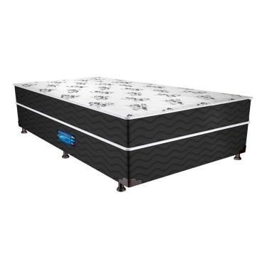 Imagem de Cama Box Conjugado Solteiro: Colchão Molas Prolastic ProDormir Springs Black (88x188x42) - Probel