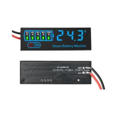 Imagem de Indicador De Nível De Bateria DC7 12V 24V 36V 48V Medidor De Voltagem 