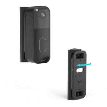Imagem de Suporte para campainha de vídeo Blink 2ª geração, suporte de montagem sem broca, protetor de suporte para campainha Blink Video Doorbell 2ª geração Kits acessórios, ajustável 0-45° esquerda e direita