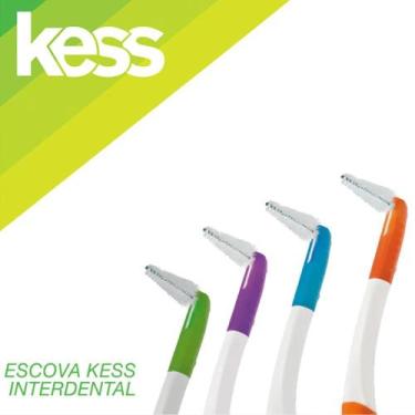 Imagem de Escova interdental kess macia 4 refis ref1990 ( cores sortidas )