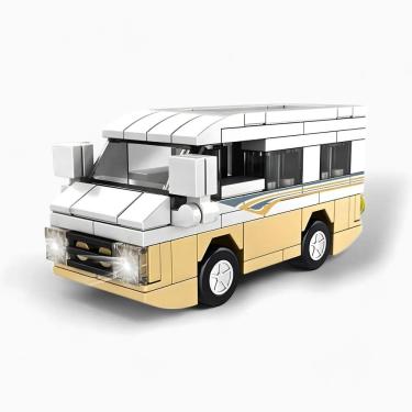 Imagem de Brinquedo Blocos de Construção Carro Onibus Infantil 92 Pcs