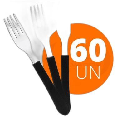 Imagem de 60 Garfos De Mesa Leme Lâmina Aço Inox Gpbag - Tramontina