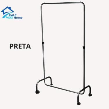 Imagem de Arara Desfile Com Rodinhas De Chao Desmontavel - Loja Closet 80CM - va