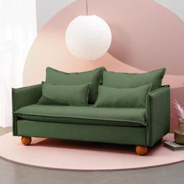 Imagem de Sofá Modular 2 Lugares Pé Bolinha Sôma CabeCasa MadeiraOriginals - Cab