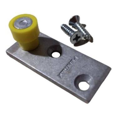 Imagem de Rolete Guia Porta Correr Stanley Madeira, Alumínio - 2pçs - Fermax