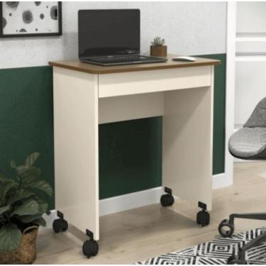 Imagem de Mesa Escrivaninha Compacto Not 0,70 para Quarto e Office com Gaveta Of