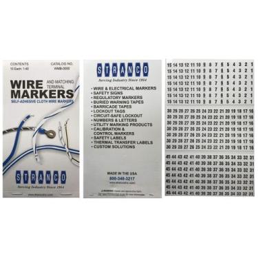 Imagem de Wire Marker Book Sherco-Auto 450 peças de adesivo de vinil