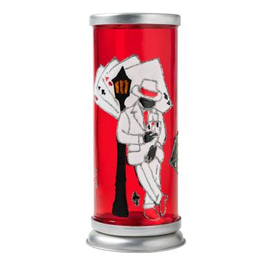 Imagem de Suporte Vela 7 Dias Zé Pelintra Vidro VM Pintura Manual