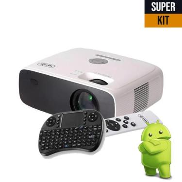 Imagem de Projetor Datashow Android Full HD 10200 Lumens Wi-Fi Bluetooth HDMI Kn