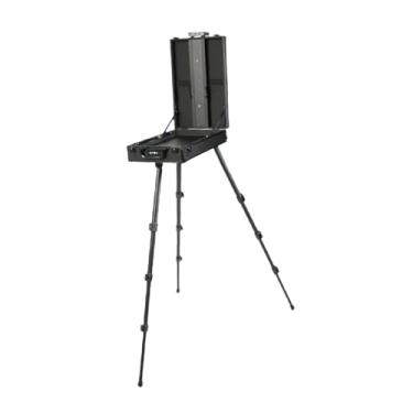 Imagem de oshhni Cavalete dobrável para pintura de esboço, caixa de armazenamento com gaveta, acessórios de arte com pernas de alumínio para pintura e esboços, Gaveta Traseira