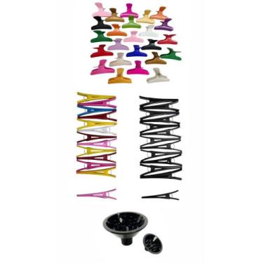 Imagem de Kit 49 Acessórios Para Cabeleireiros - Qualidade: Martini: Linha Premi