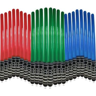 Imagem de Brinquedos infláveis de espada com sabre de luz Majika 8 verde 8 verme