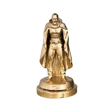 Imagem de Miniatura Religiosa Orixás E Guias Em Resina 3D Dourada 5 Cm