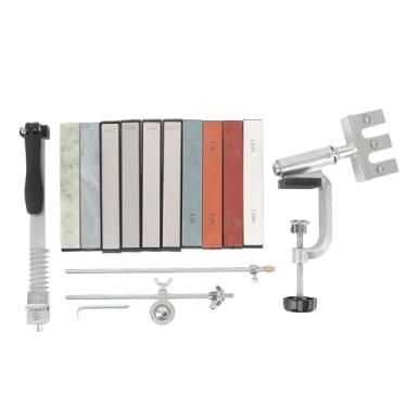 Imagem de Karlak Afiador de Cortador Com Design de Braçadeira Rápida, 10 Pedras de Afiar, Estrutura Estável, Ajustes Fáceis, Adequado para Todos Os Cortadores, Manual Incluído, Feito para