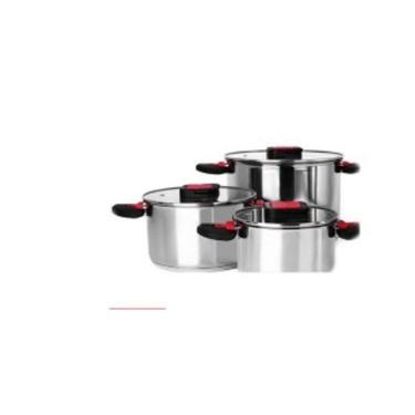 Imagem de Conjunto De Panelas Inox 3 Peças-Ce64