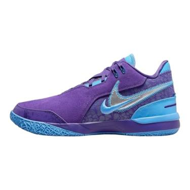 Imagem de Nike Tênis de basquete masculino Lebron NXXT Gen AMPD, Roxo campo/prata metálica, 40