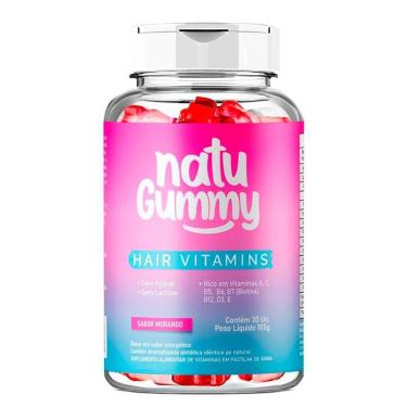 Imagem de Suplemento Capilar Natu Gummy Hair Vitamins 30 Cápsulas