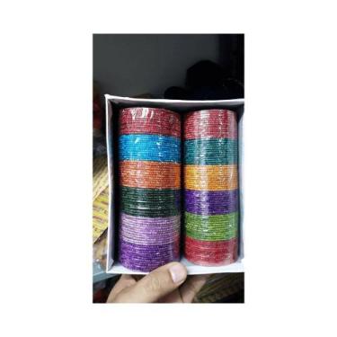 Imagem de Conjunto De Pulseiras Indiana Tradicional Kit - Loja da Índia 