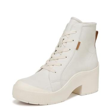 Imagem de Dr. Scholl's Shoes Bota feminina clássica de cano médio, Vibes jeans branco, 38