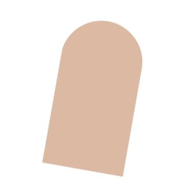 Imagem de WeiLaiKeQi Adesivo de parede em arco, adesivo removível de PVC para decoração boho, papel de parede com arte geométrica para quarto infantil interno, plano de, Rosa