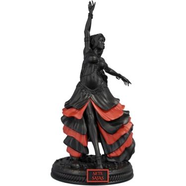 Imagem de Estátua Pombagira Sete Saias Imagem Umbanda Candomblé (Cor Nox Sanguine)