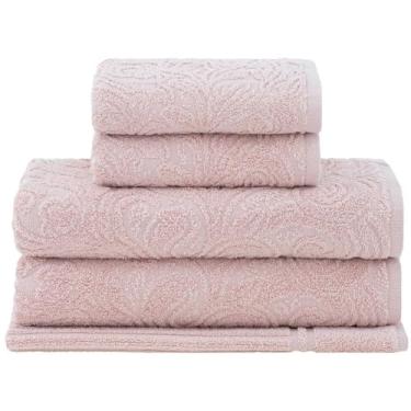 Imagem de Buddemeyer, Jogo De Toalhas Buddemeyer Aragon Extra Soft Banho 5 Pçs cor:Rosa 3221