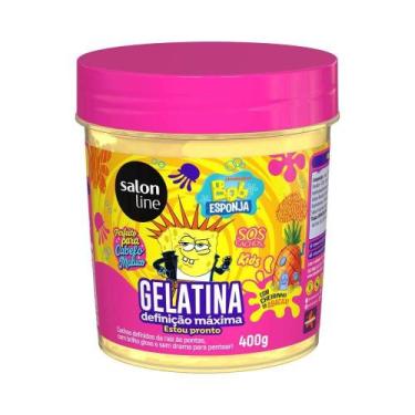 Imagem de Gelatina Salon Line Kids Bob Esponja Definição Máxima 400g
