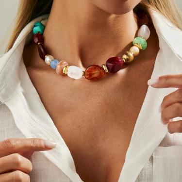 Imagem de Joias ocidentais para mulheres, colar boêmio, gargantilha, joias em camadas, acessórios de roupa country, presentes de estilo ocidental, presentes para mulheres, presentes de amizade para mulheres