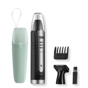 Imagem de Aparador de Pelos Barba Barbeador 2 em 1 com estojo Kemei - Mormino, V