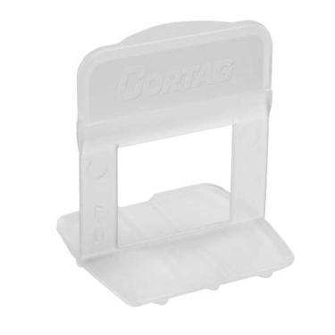 Imagem de Espaçador Nivelador Piso 1,5mm Pacote 50 Unidades Cortag Porcelanatos Base Virgem Transparente