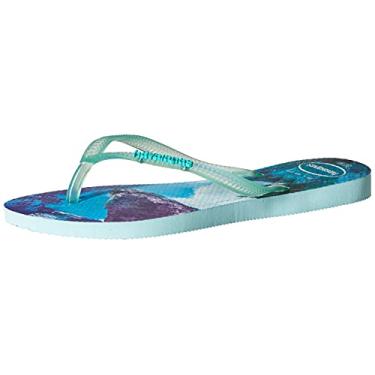 Imagem de Chinelo, Havaianas, Slim Paisage, Feminino, Azul Ceu, 37/38