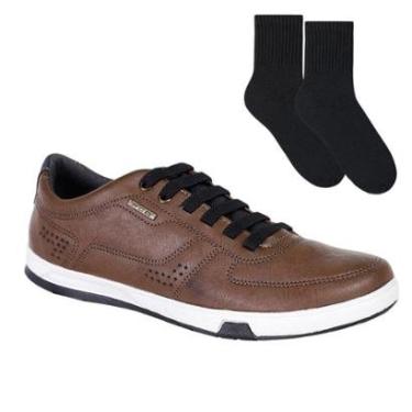 Imagem de Kit Sapatênis Pegada Element Masculino + Par de M-Masculino