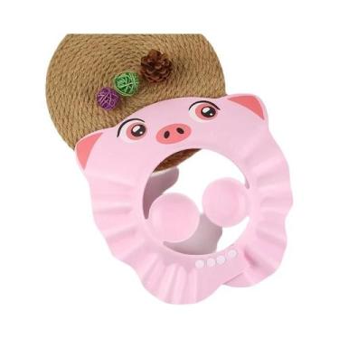 Imagem de Touca De Banho Infantil Com Proteção Para Olhos E Ouvidos, Leve, Estil