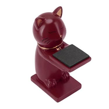 Imagem de Acouto Relógio Expositor Titular Estatueta Relógio Titular Decoração Rack de Armazenamento Jóias Pulseira Colar Jóias Torres (Vermelho)