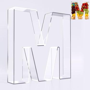 Imagem de Ledido Caixa de tabuleiro de charcutaria de acrílico de 25 cm, bandeja reutilizável e preenchível para bolo de doces, lanche de frutas, bandeja de charcutaria de acrílico fácil de limpar para