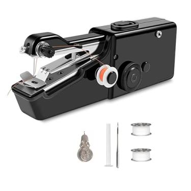 Imagem de Máquina de costura portátil, mini máquina de costura portátil para iniciantes (A)