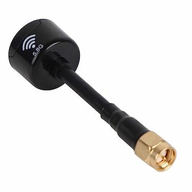 Imagem de Generic Antena de Alto Ganho 3dBi de 5,8 GHz para Peças RC de Drone de Corrida FPV - Acessório Receptor Transmissor de Sinal de Qualidade para Pessoas Com Polarização Vertical (1 Antena, preta)