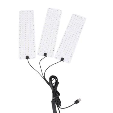 Imagem de SUNGOOYUE Luzes LED para Cultivo de Plantas de Interior, Espectro Completo, Painel Ajustável 3 9 12H Com Temporizador Automático para Mudas, Suculentas, Estufa para Escritório Doméstico (3 cabeça)