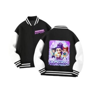 Imagem de Jaqueta De Uniforme De Beisebol Kpop Demon Hunter Para Meninas, Manga 