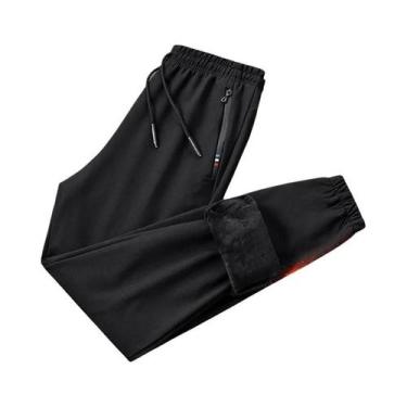 Imagem de Calças De Corrida Masculinas De Inverno Quentes E Impermeáveis Em Soft
